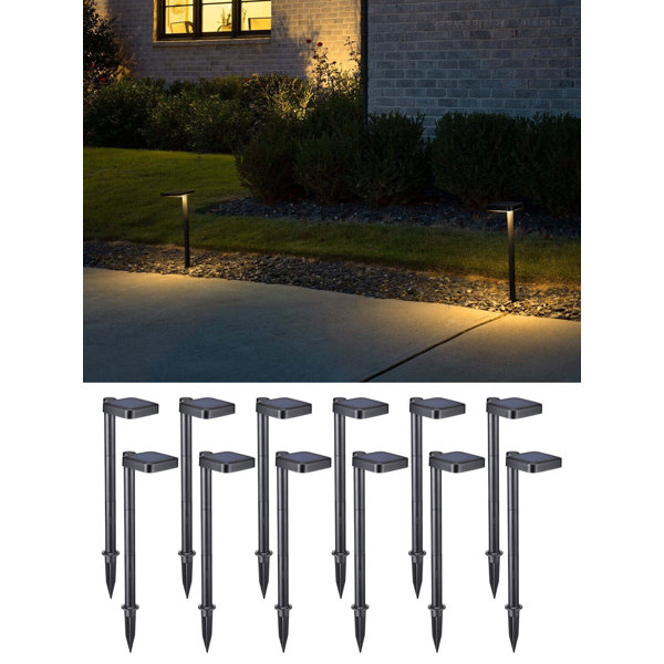 LEDVANS 2CCT Solar Path Lights, Dimmable, Auto Dusk to Dawn Landscape